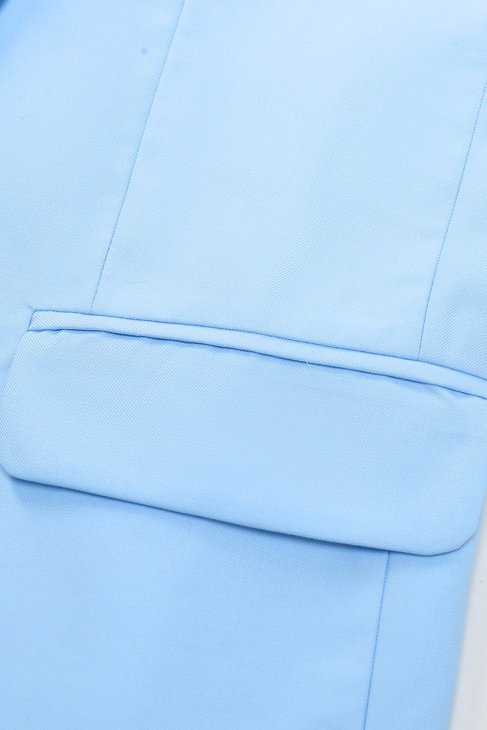 Peak Lapel Single Breasted Sky Blue Menns Prom Suits