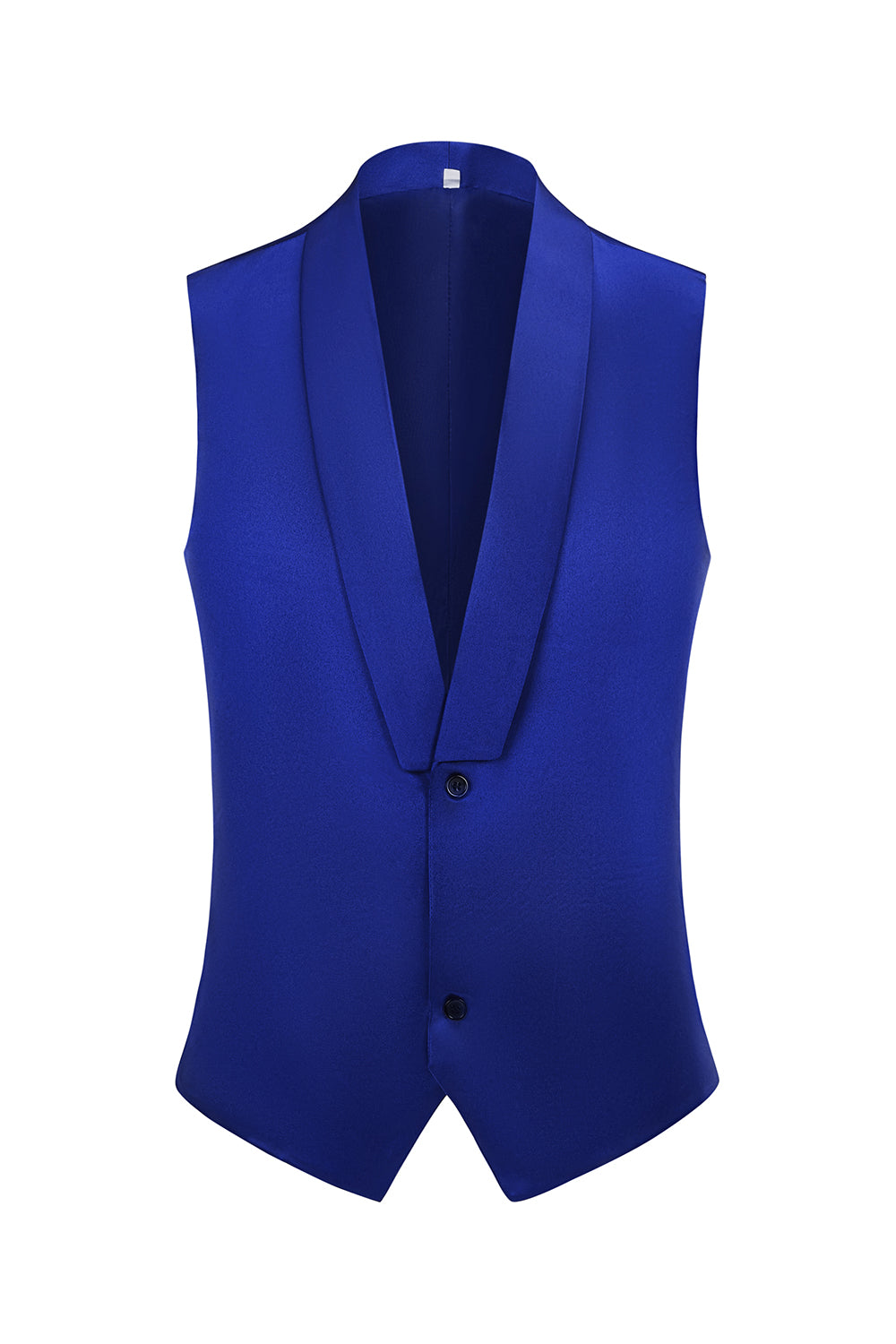 Royal Blue 3-delt sjal jakkesjakke med én knapp balldrakter