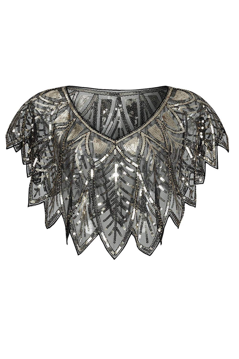 Paljetter Glitter Bolero fra 1920-tallet