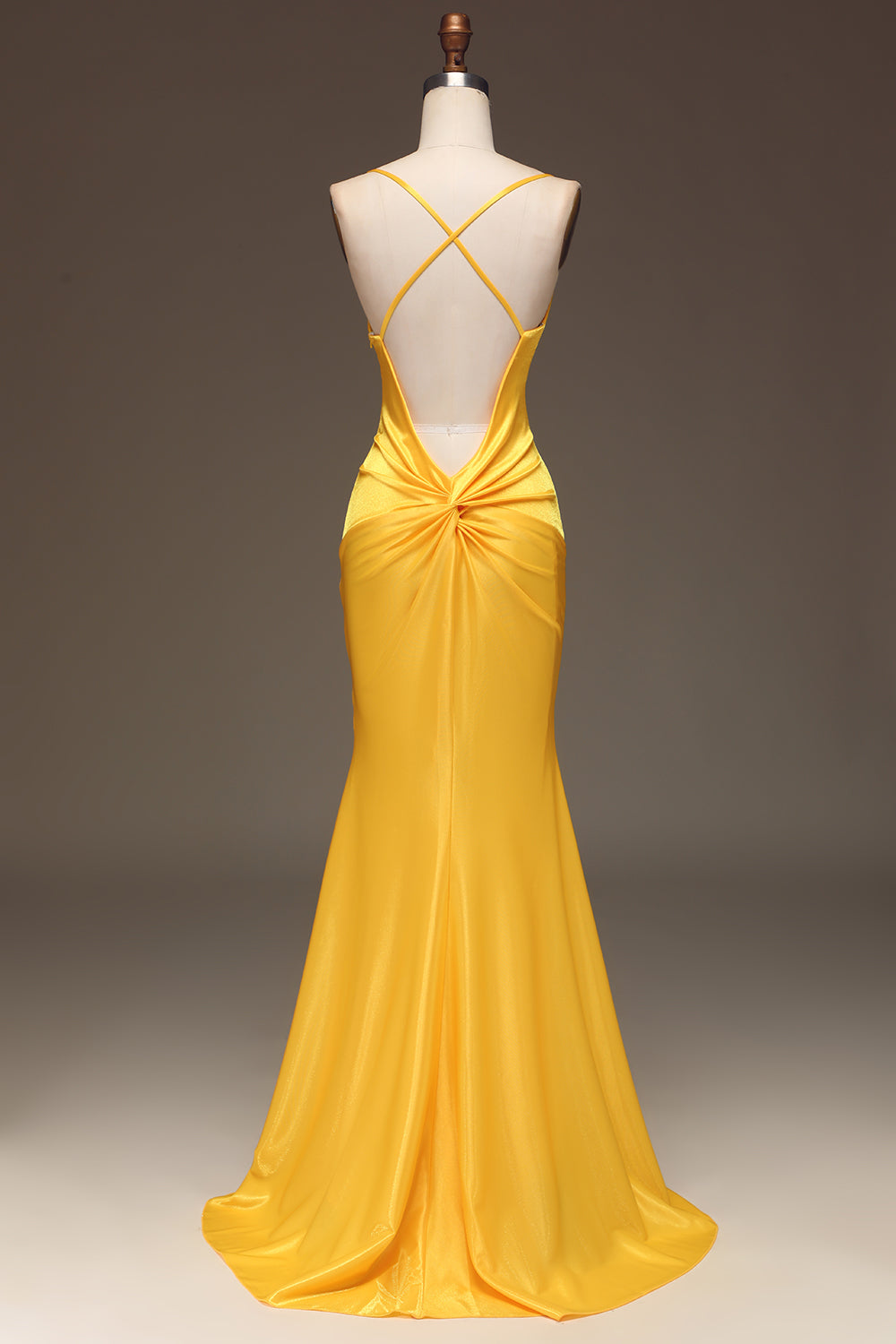 Enkel Royal Blue Satin Mermaid Long Prom Dress