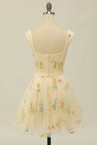 Svart En linje av skulderen Homecoming Dress
