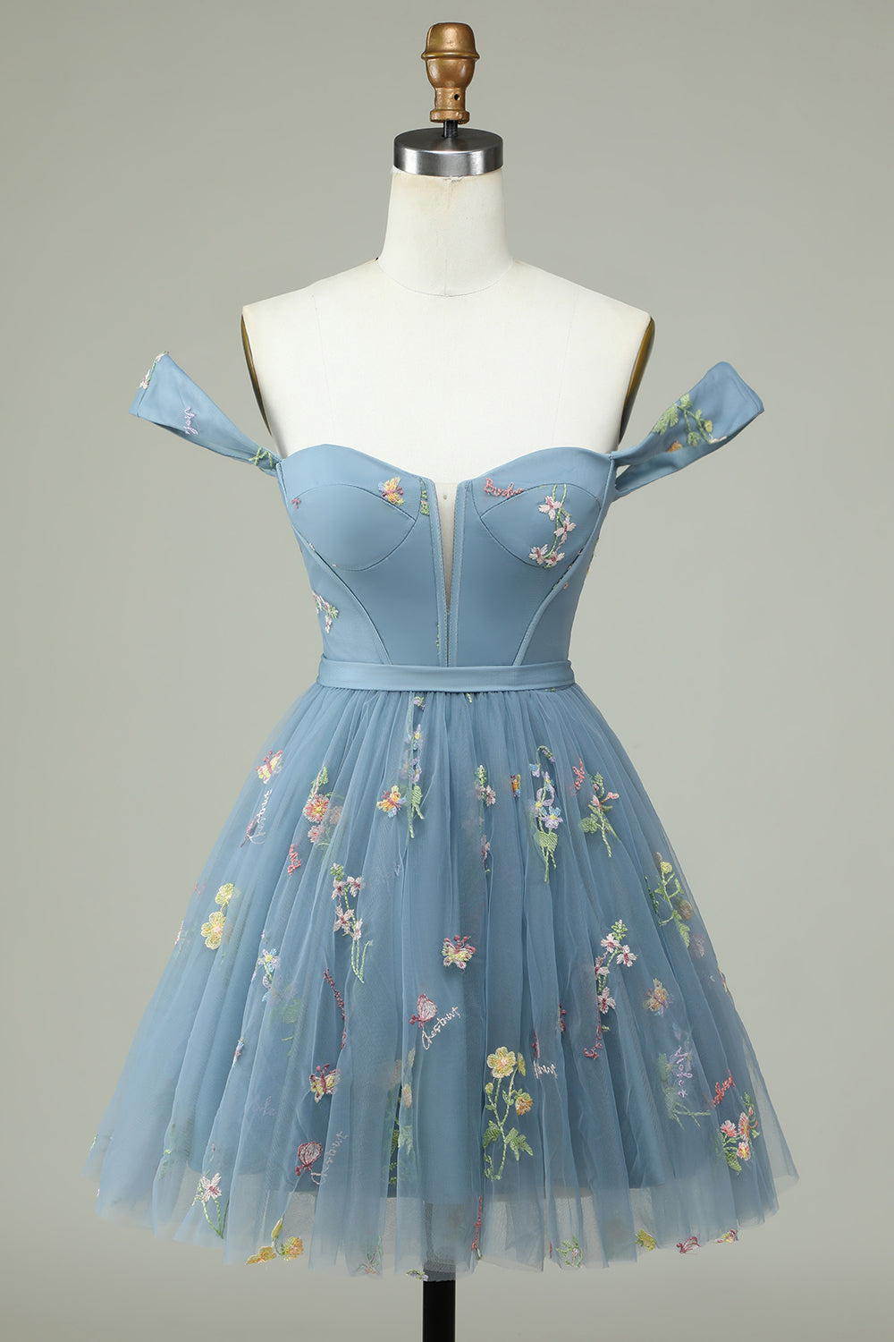 Svart En linje av skulderen Homecoming Dress