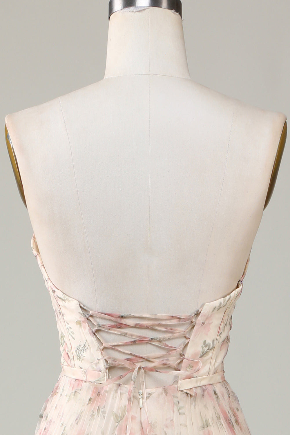 A-Line Sweetheart Champagne Flower brudepike kjole