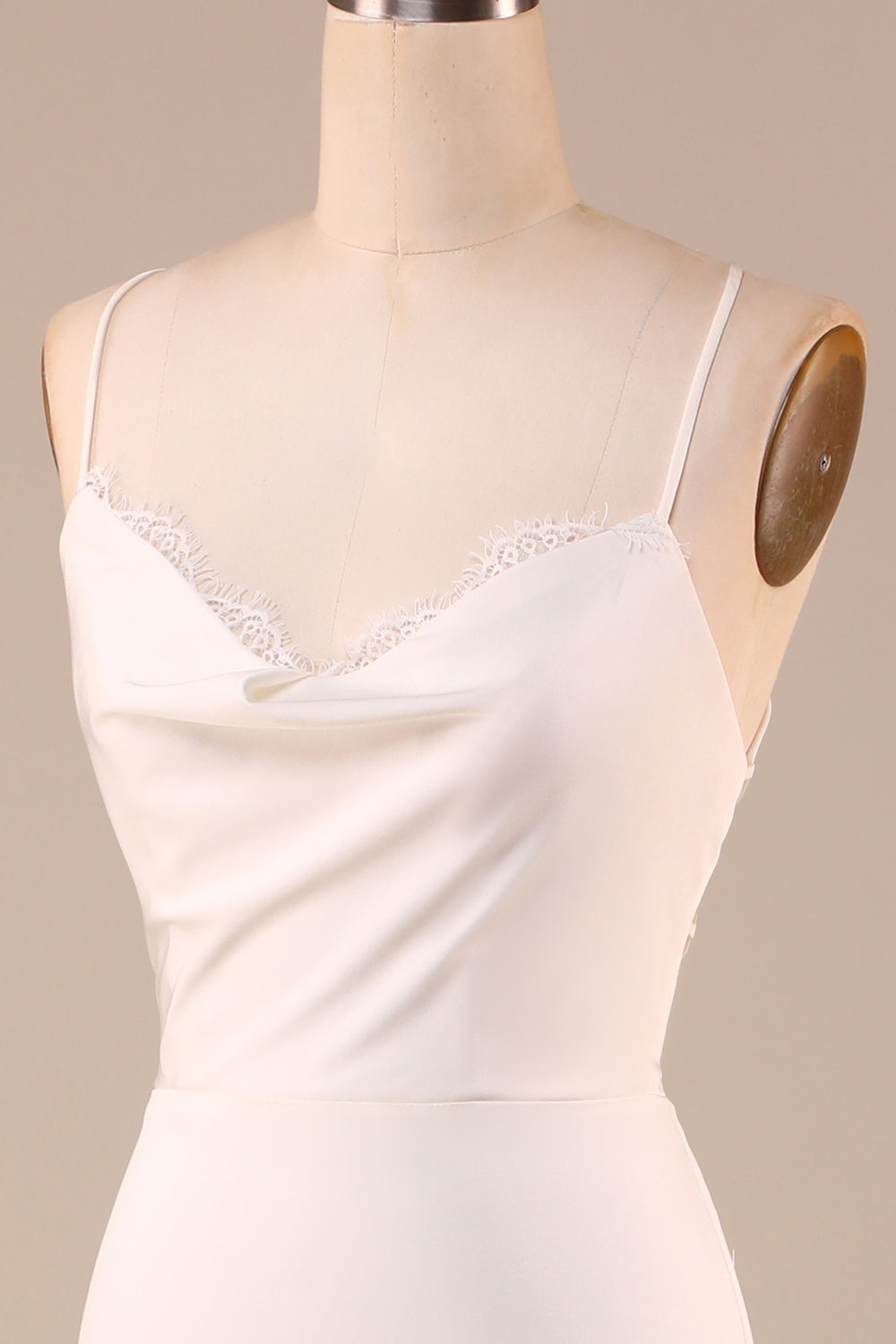 Enkel Ivory Mermaid Boho Long brudekjole