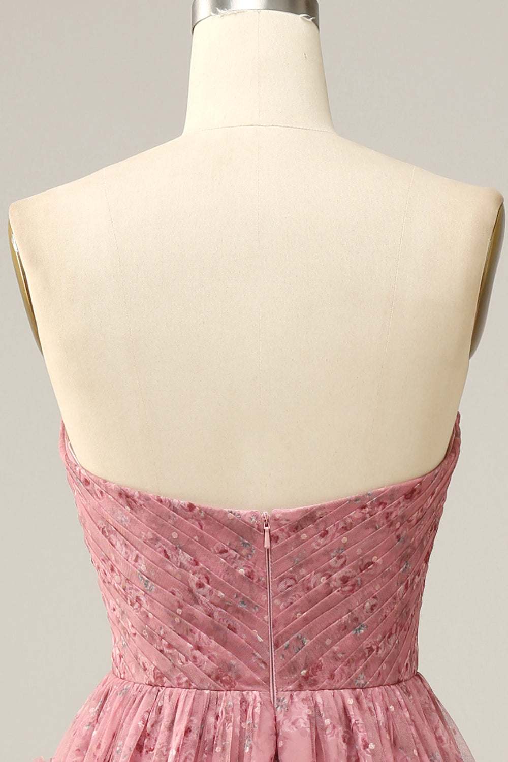 Dusty Rose Sweetheart A-Line Ballkjole