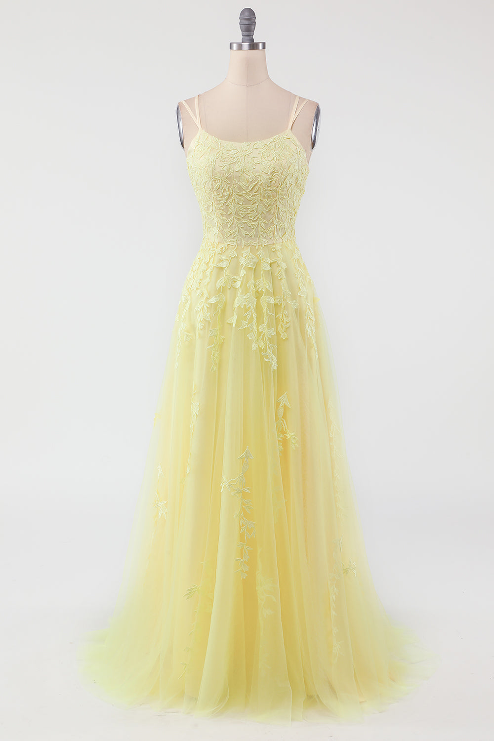 lilla tulle ball kjole med appliques
