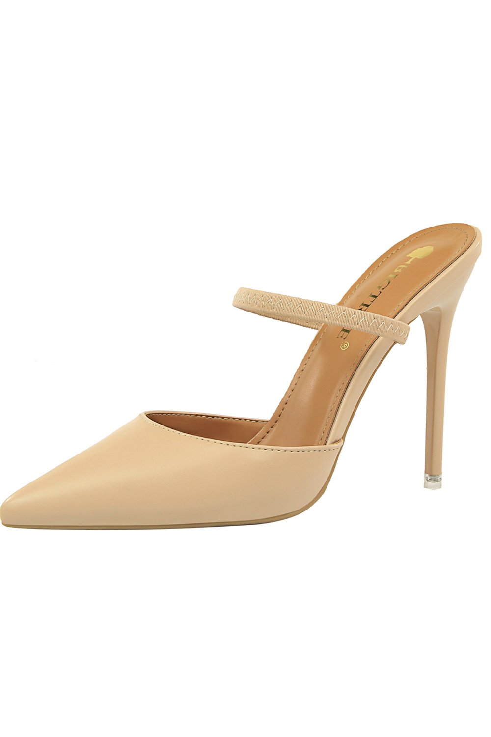 Aprikos Stiletto spisse hæler