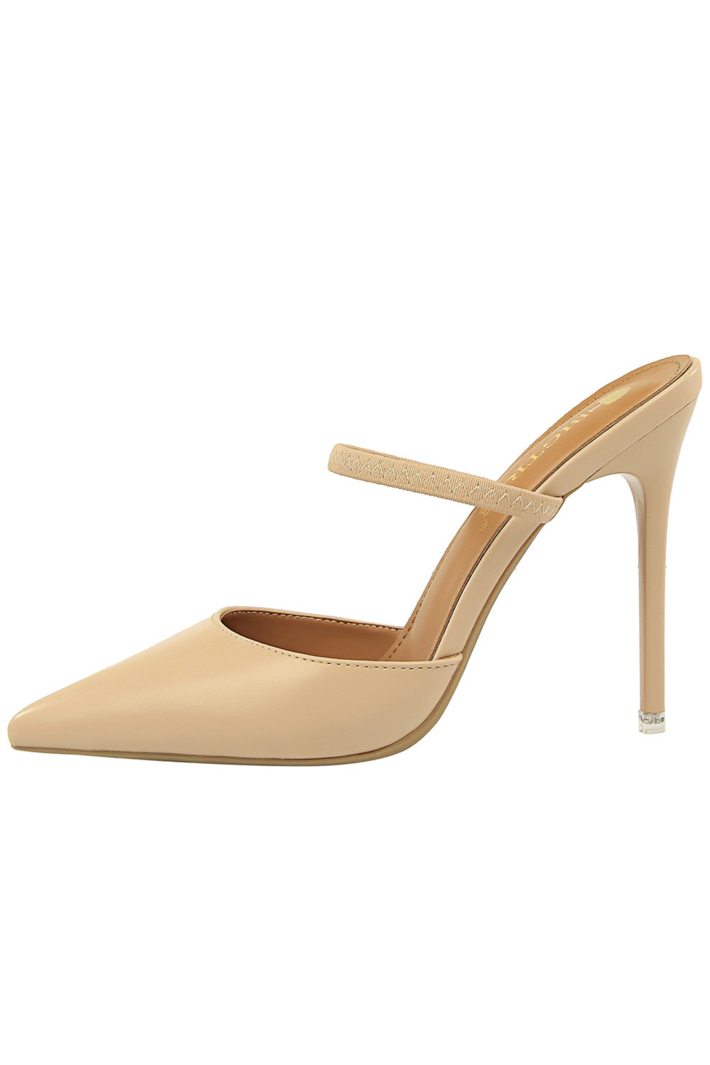 Aprikos Stiletto spisse hæler