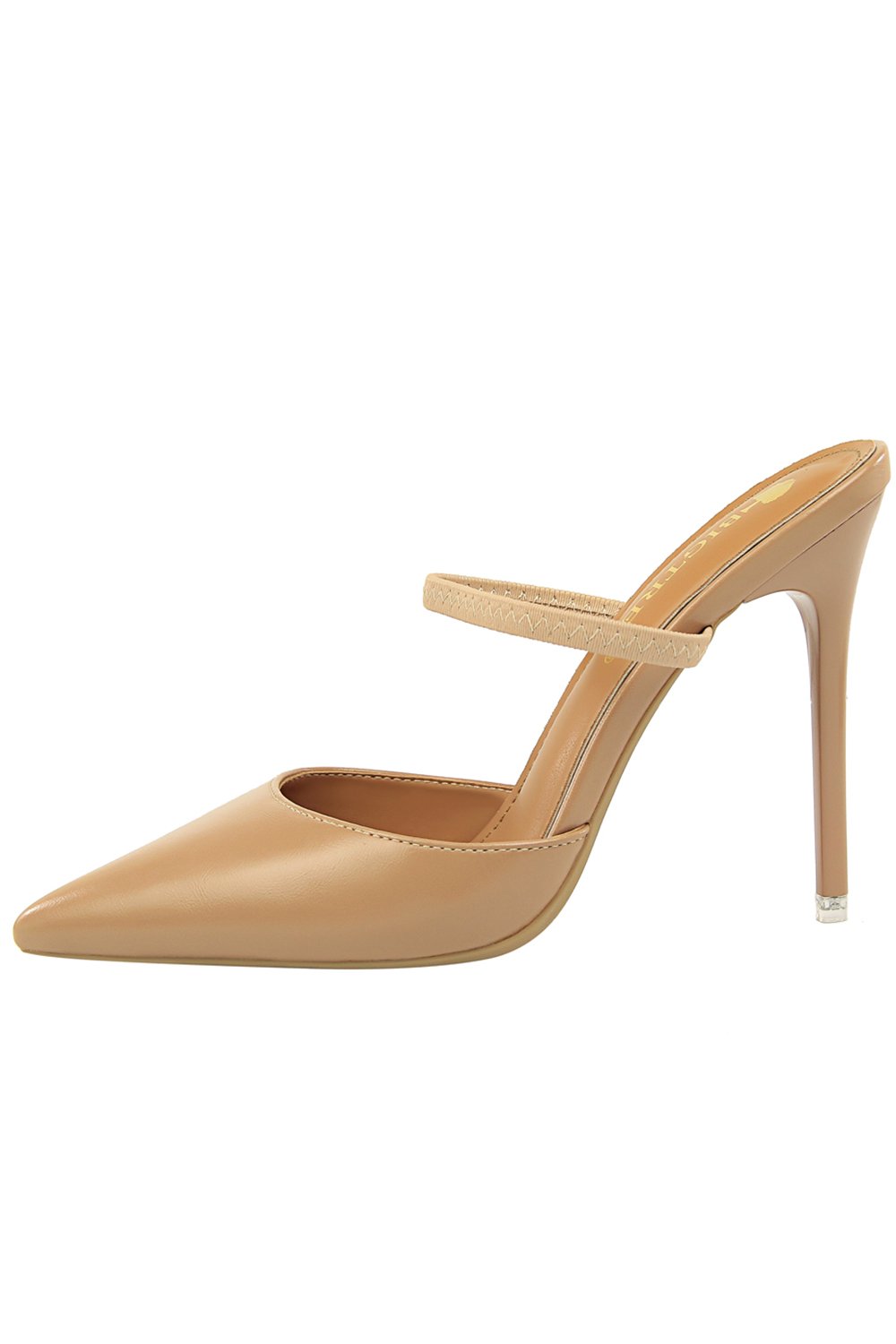 Aprikos Stiletto spisse hæler