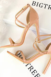 Svarte Stiletto Sandaler