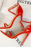 Svarte Stiletto Sandaler