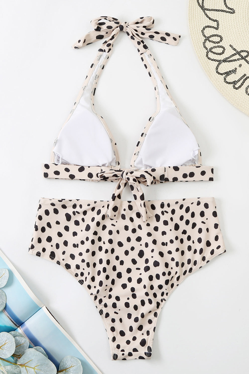 bikini badedrakt med halterhals