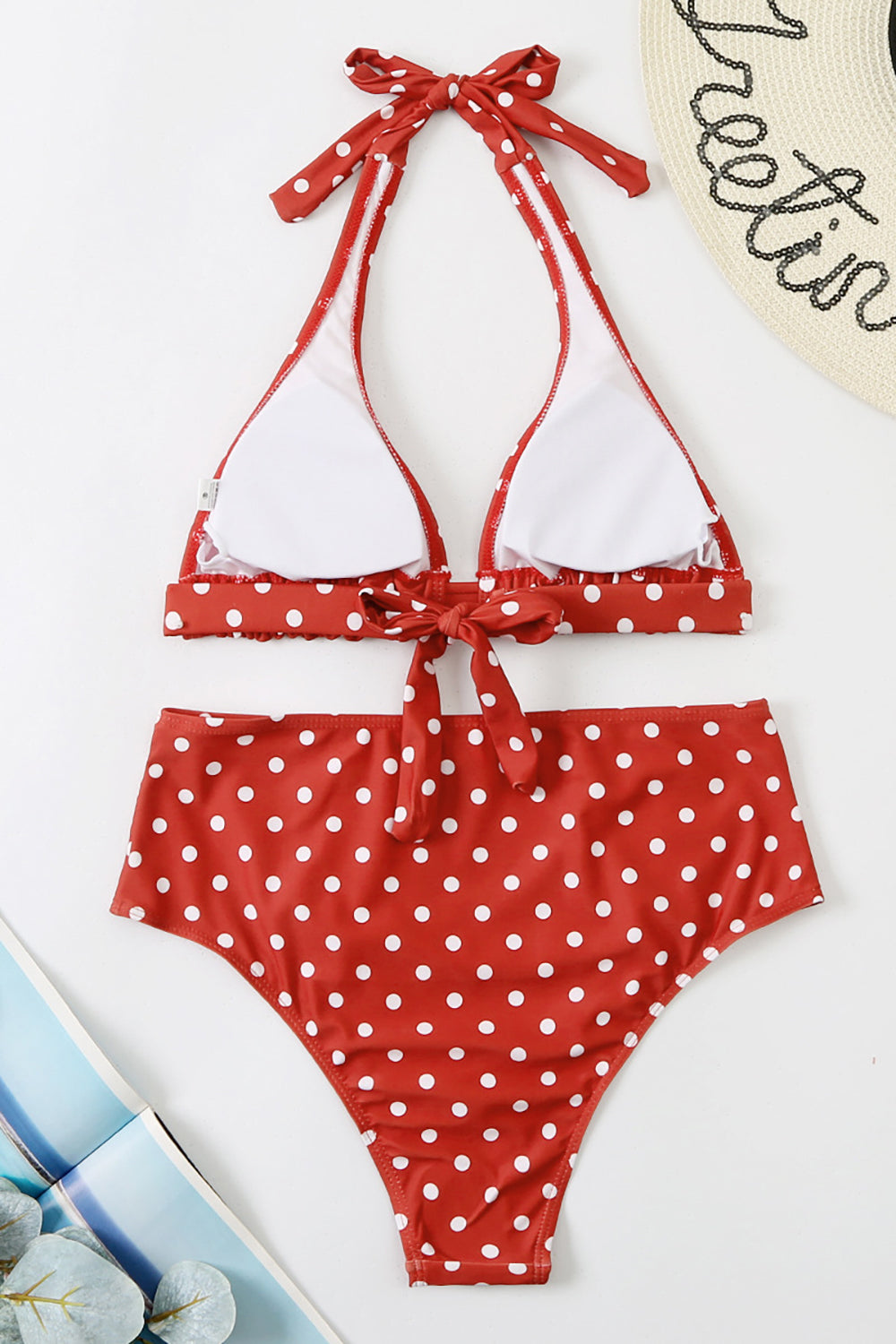 bikini badedrakt med halterhals