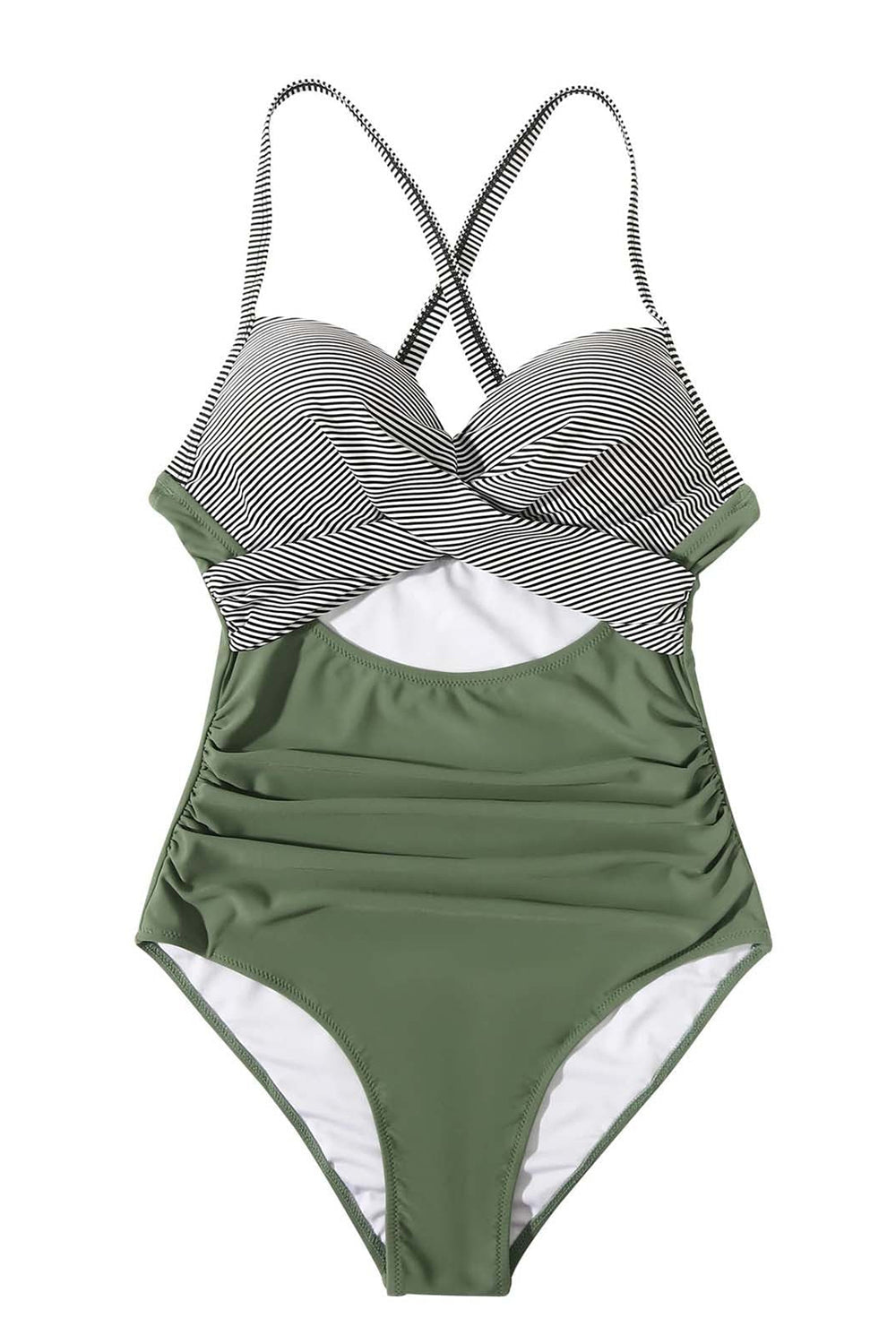 Ett stykke halter svart badetøy