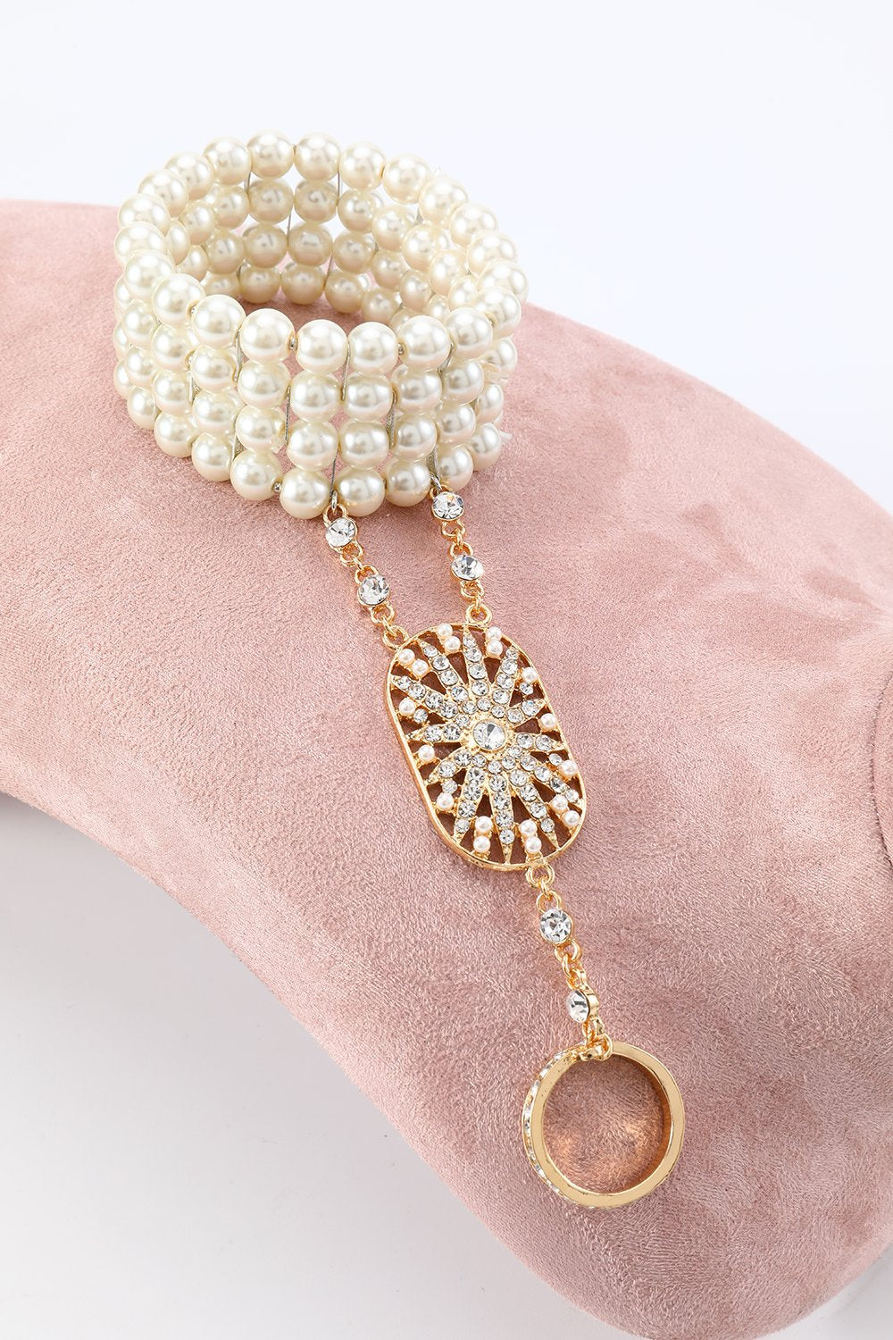 1920-tallet Flapper Golden / Sølv Tilbehør Sett