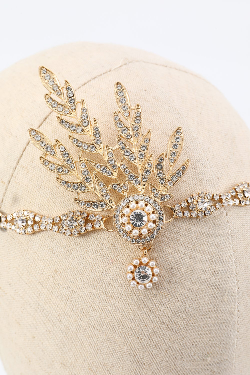1920-tallet Flapper Golden / Sølv Tilbehør Sett