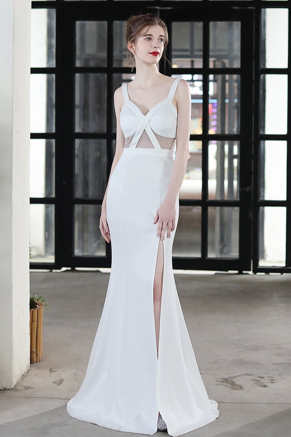 svart havfrue langball formell kjole