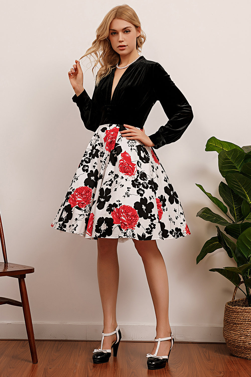 Tidsbegrenset tilbud Velvet Party Club-minikjole (1 stk - tilfeldig stil og farge)