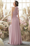 grime plissert chiffon brudepike kjole