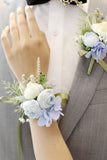 Elegant Blush Prom Wrist Corsage For Bryllupsfest