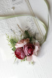 Elegant Blush Prom Wrist Corsage For Bryllupsfest