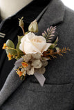 Elegant Blush Prom Wrist Corsage og menns Boutonniere for bryllupsfest