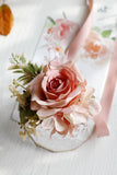 Elegant Blush Prom Wrist Corsage og menns Boutonniere for bryllupsfest