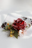 Elegant Blush Prom Wrist Corsage og menns Boutonniere for bryllupsfest