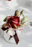 Elegant Blush Prom Wrist Corsage og menns Boutonniere for bryllupsfest