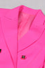 Load image into Gallery viewer, Fuchsia 3 Piece Double Breasted Kvinner Prom Suits