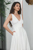 Load image into Gallery viewer, En Line V Neck Sleeveless Little White Dress med Hollow-out Back