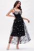 Load image into Gallery viewer, Svart A-Line Spaghetti stropper Party Dress