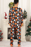 Halloween familie gresskar trykt pyjamassett