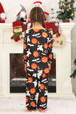 Halloween familie gresskar trykt pyjamassett