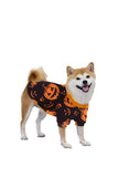 Oransje Halloween Langermet Familie Matchende Pyjamassett