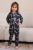 Jul Navy Familie Matchende Pyjamas med hette