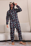 Jul Navy Familie Matchende Pyjamas med hette