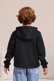 Evil Black Pumpkin Hooded Family Gensere