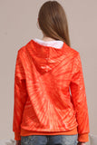 Oransje Halloween familiedress langermet hettegenser