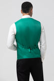 Green Peak jakkeslag Jacquard One Button 3-delt balldresser for menn