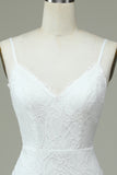 Ivory Mermaid Lace Backless brudekjole