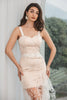 Load image into Gallery viewer, Hvit Champagne Lace Ruffled Bodycon Engagement Party Dress