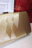 Golden Glitter Evening Clutch Bag med dusk