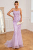 Load image into Gallery viewer, Coral Backless Long Prom Kjole med Appliques
