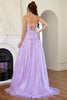 Load image into Gallery viewer, elegant lavendel A-linje ballkjole