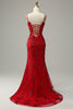Load image into Gallery viewer, Havfrue Spaghetti stropper Black Paljetter Long Prom kjole med Split Front