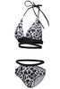Load image into Gallery viewer, hvit leopard push up bikini