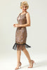Load image into Gallery viewer, Gyllen Gatsby kjole fra 1920-tallet