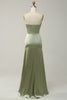 Load image into Gallery viewer, Grønn havfrue Covertible Wear Long brudepike kjole