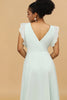 Load image into Gallery viewer, Mint Chiffon V-Neck brudepike kjole